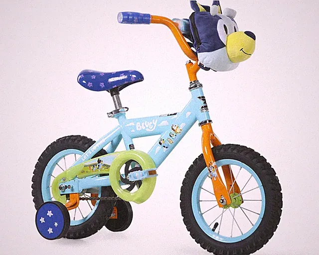 12in Kids BMX Bike w/ Training Wheels Plush Bag Coaster Brake Ages 3-5