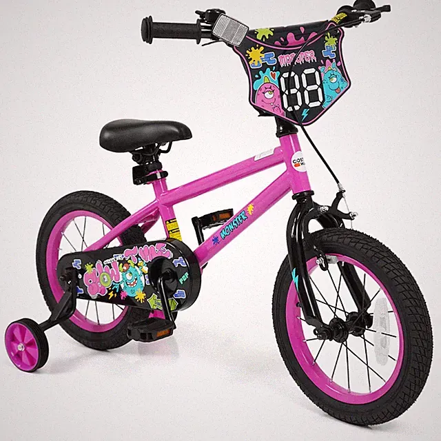 14 Inch Kids Bike for Ages 3-5 Years Old, Toddler Bicycle w/ Training Wheels