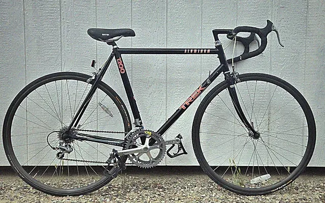 1988 TREK 1200 Road Bike, Black,Shimano 105, 6061-T6 Alum, Condition:SUPERIOR