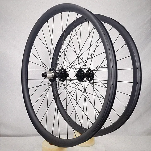 29er Carbon Fiber Wheelset for Ebike /EMTB Bicycle Race Spokes with Strong Hub