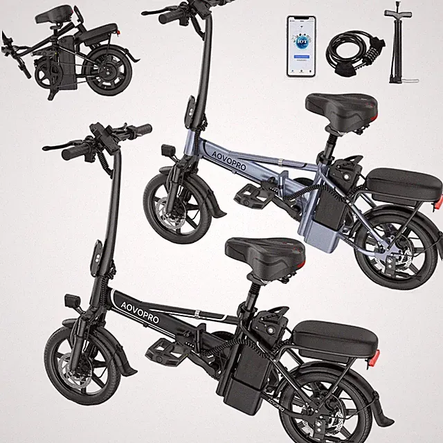 AOVOPRO EB60 Electric Bike for Adults 750W 30-40Miles 22MPH Commuting EBIKE