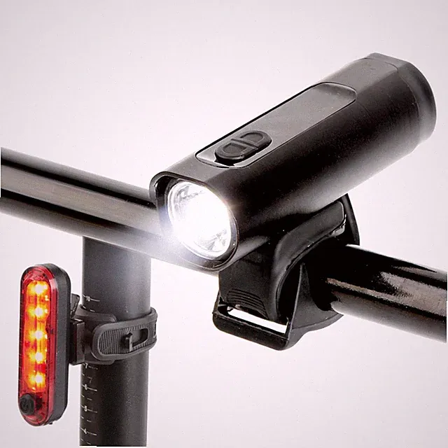 Bike Lights, 500LM Rechargeable USB-C LED Bike Headlight and Taillight, 8+3 M...