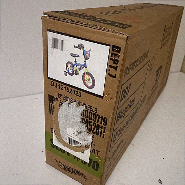 BMX Hot Wheels Bikes For Kids Boys 12" Training Wheels 3-5 Years Or 34-40" Tall