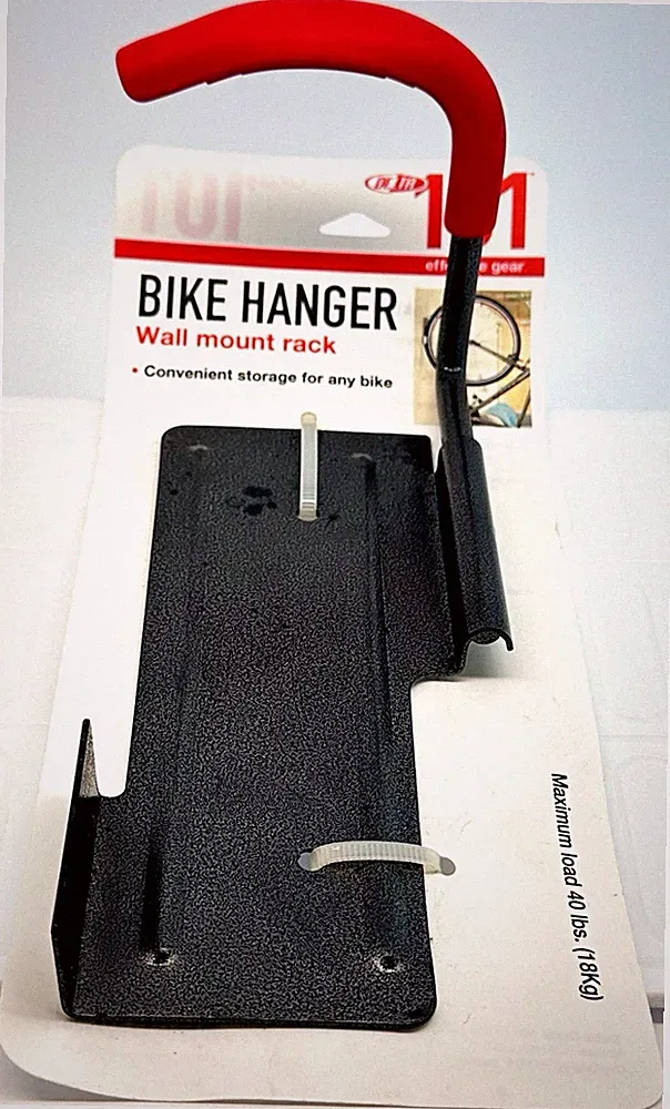 Delta RS4200 Bike Hanger Wall Mount Rack Vertical Bicycle Storage Hook 40 lb Cap