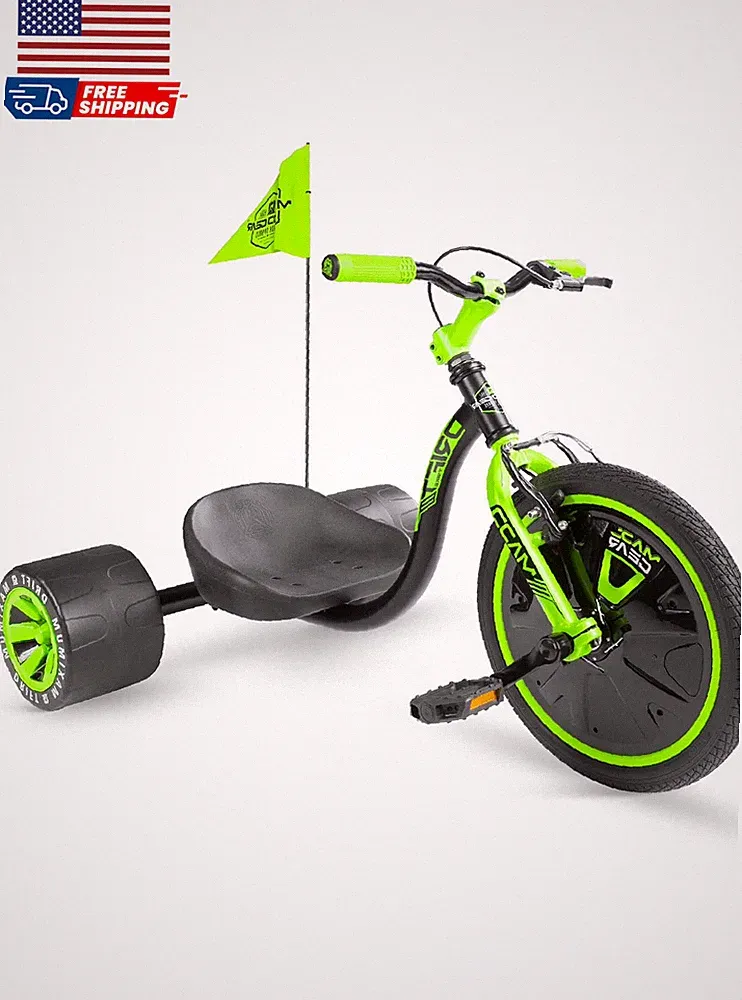 Drift Trike for Kids Ages 5+ with Adjustable Seat and 16" Front Wheel Madd Gear