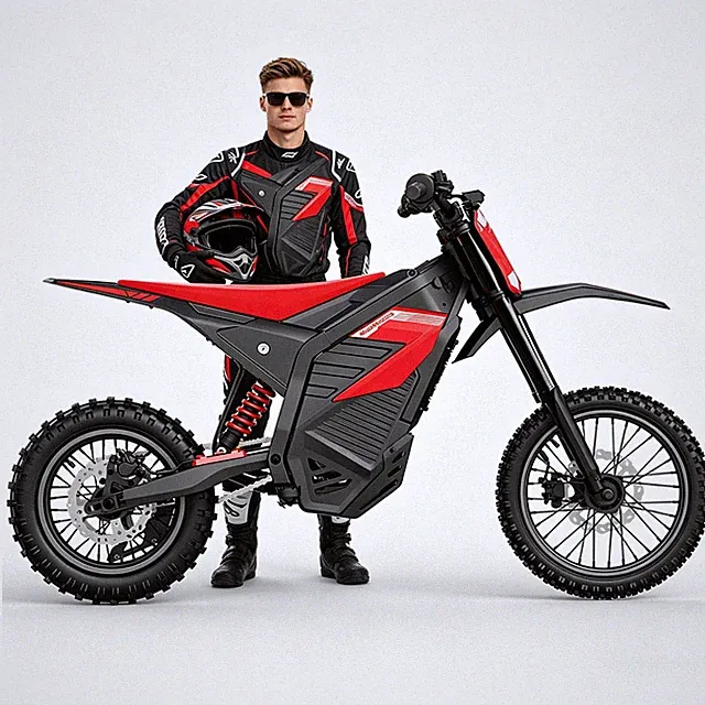 3550W PEAK ELECTRIC DIRT BIKE 48V 26AH OFF-ROAD BICYCLES 40MPH E-MOTO FOR ADULTS