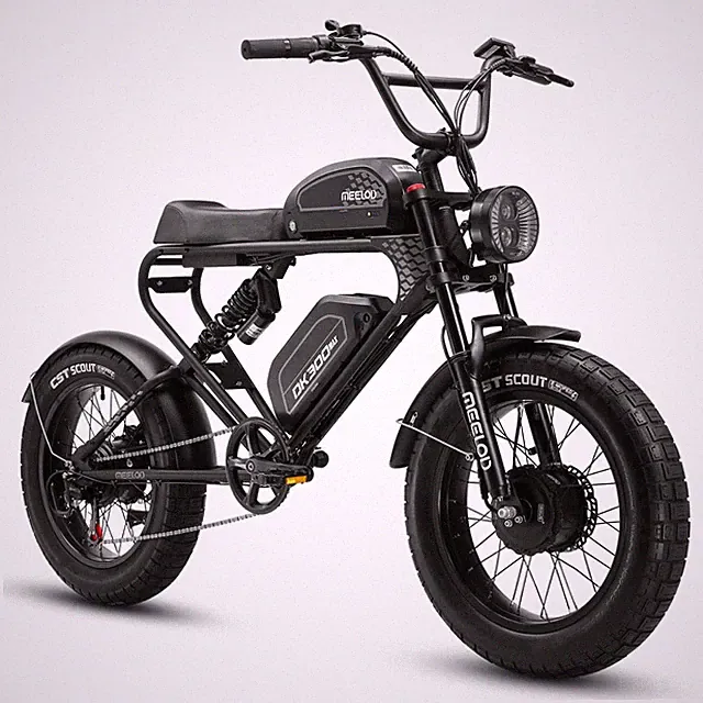 MEELOD DK300MAX 20'' Electric Mountain Bike 2400W Peak 30Ah Dual Motor 7 Speed