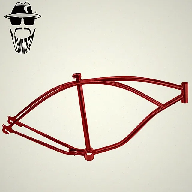 ORIGINAL LOWRIDER 26" Burgundy Beach Cruiser Bicycle Frame –Custom Cruiser Build