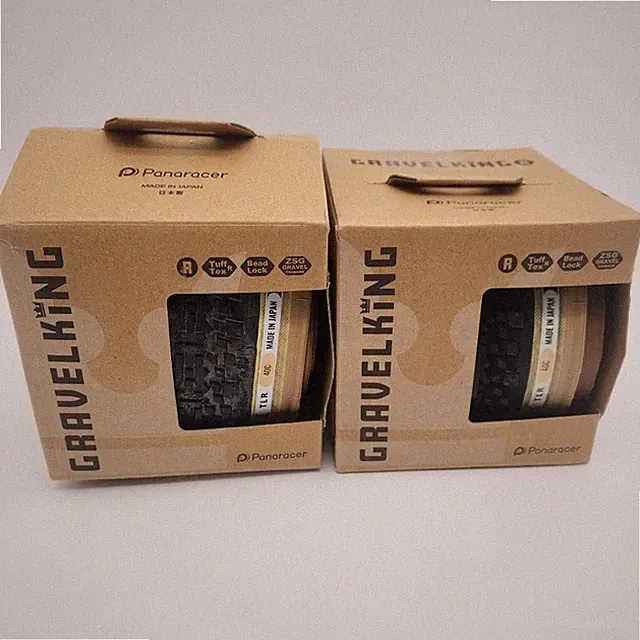 Panaracer GravelKing X1 R 700x40 Tubeless Folding Bike Tires 2-Pack Black/Amber