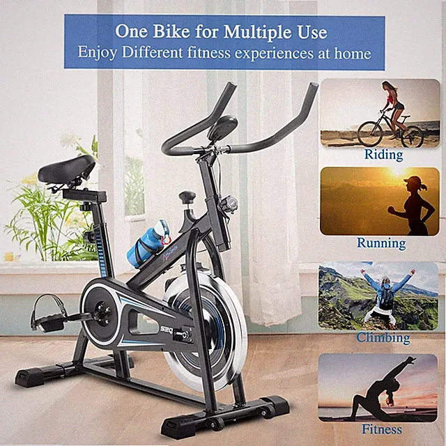 Pro Exercise Bike Stationary Indoor Cycling Bicycle Fitness Cardio Home Training