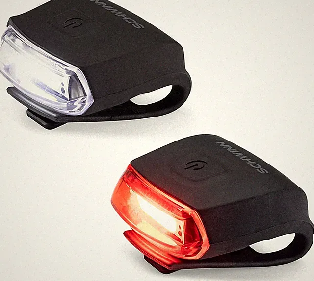 Schwinn Quick Wrap Bike Light Set, LED, Tool-Free Install