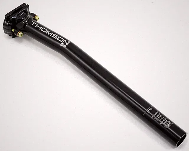 Thomson Elite Bike Bicycle Setback Seatpost 27.2 x 330mm Black